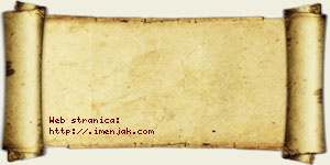 Isak Župac vizit kartica